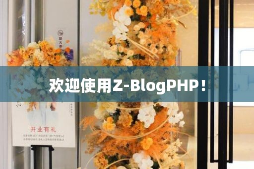 欢迎使用Z-BlogPHP！